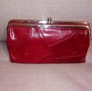 Hobo International Leather Patchwork Clutch